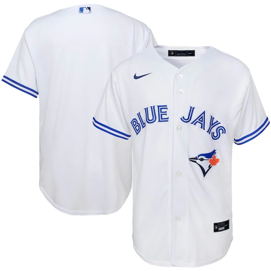 Youth Toronto Blue Jays Nike White Home Replica Team MLB Jerseys->youth mlb jersey->Youth Jersey